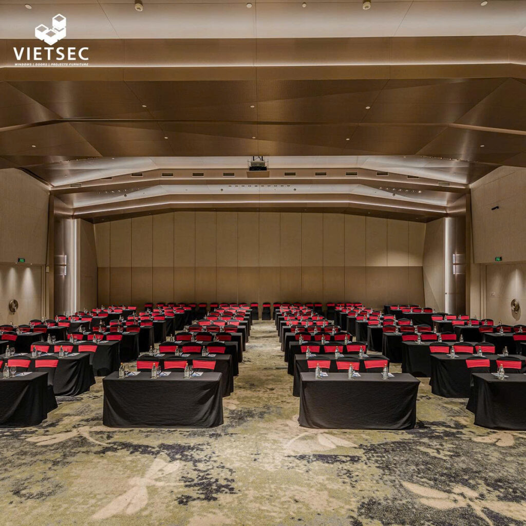 Không gian của ballroom tại khách sạn Pullman Đà Nẵng